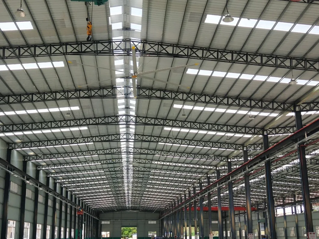 大きいろばの工場換気のための大きい産業天井に付いている扇風機