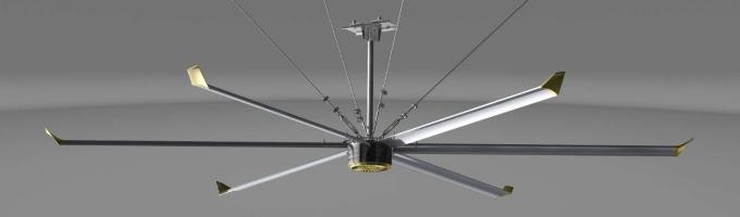 大きいHvls省エネの産業Pmsmの天井に付いている扇風機は農業の空冷および換気のための大きいファンを排出する