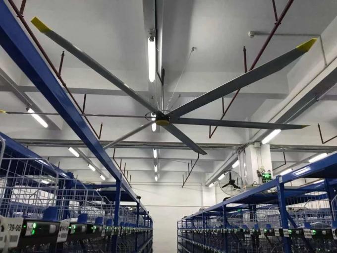 大きく、高いスペースで使用される冷却ファン7.3メートル（24FT）のHvlsの産業大きい天井に付いている扇風機の換気装置の