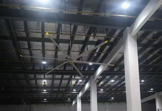 良い価格 24FT Pmsm エネルギーを節約する HVLS 天井扇風機 空気冷却と換気機能 オンライン