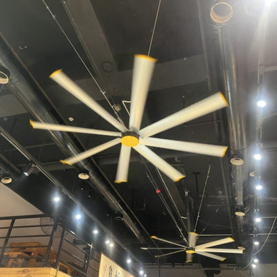 良い価格 制御器 HVLS 低騒音レベル ≤38db の産業用空気循環器 オンライン