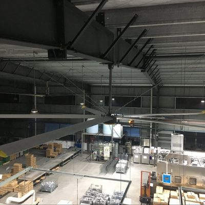 良い価格 永久磁石モーター 18FT 5.5M 大型産業用天井ファン オンライン
