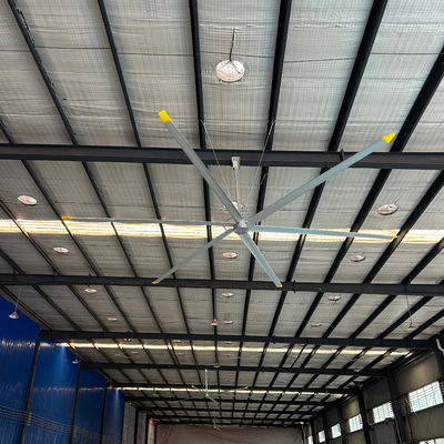 良い価格 8FT-24FT 大型産業用 HVLS 天井扇風機 空気冷却と換気機能 オンライン