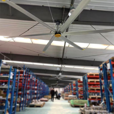 良い価格 5.5m 18FT 直立体育館 安全 商用 HVLS扇風機 天井設置と冷却機能 オンライン