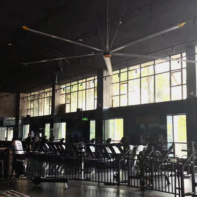 良い価格 1.5KW 電源 5刃 7.3m 24FT JUNYI 産業用HVLS 天井扇風機 オンライン