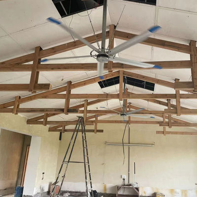 良い価格 5Pcs Blade PMSM モーターコアコンポーネント 3.0m 10FT 産業用天井扇風機 倉庫効率向上 オンライン