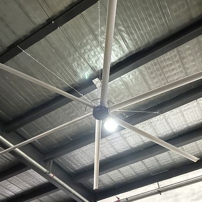 良い価格 24フィート アルミマグネシウム合金HVLS 倉庫高電圧のための産業天井扇風機 オンライン