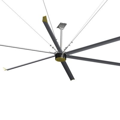 良い価格 16ft PMSM HVLS 天井扇風機 ボリューム倉庫での空気循環と換気 オンライン