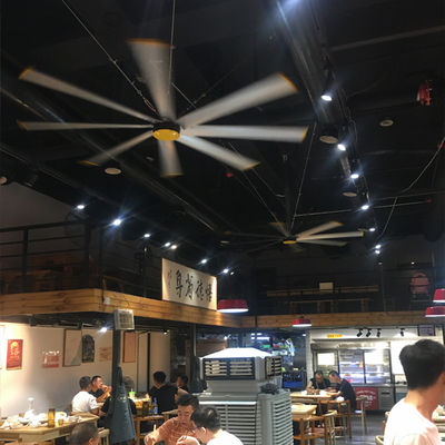 良い価格 2.4m 8FT ブラシレス電気HVLS 天井扇風機 倉庫 農場 レストラン ホーム オンライン