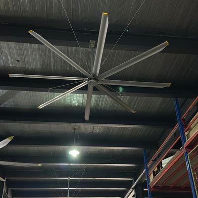 良い価格 高容量空気冷却 3.6m 12FT 工業用大型HVLS天井扇風機 8刃 オンライン