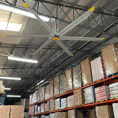 良い価格 天井設置 5.0m 16FT 大きな HVLS 空気流風扇 冷却と換気のために オンライン