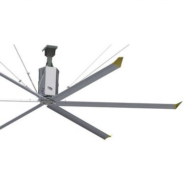 良い価格 7.3m 24FTギアボックス 牛棚畜産場用工業用HVLS天井扇風機 アル-Mg合金刃 オンライン