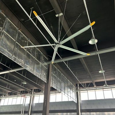 良い価格 アルミマグネシウム合金 DX/DS Hvls 6刃のカスタマイズ可能な巨大な天井扇風機 オンライン