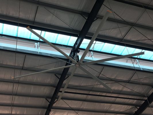 良い価格 軸風扇 大型HVLS産業用天井風扇 直径7.3m アル-Mg合金刃材料 オンライン
