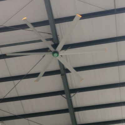 良い価格 4s カーワークショップ 6 ブレイド 大型産業用 HVLS 天井扇風機 オンライン