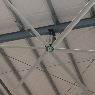 良い価格 換気 ギアボックス モーターポール 設置されたHVLS 天井扇風機 オンライン