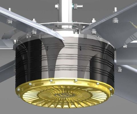 良い価格 24FT 換気 冷却 エクストラ 大きい HVLS ファン オンライン