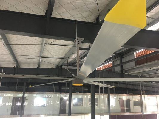 良い価格 8FT 0.15KW エグゼスト 産業用 PMSM 5 ブレード HVLS 扇風機 オンライン